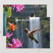 Invitation Parc de la cascade des colibris (Devant / Derrière)