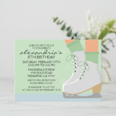 Invitation Parc de patinage sur glace de la Monnaie verte moy (Debout devant)