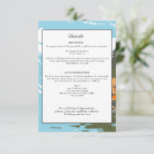 Invitation Parc national Acadia Détails Mariage Retro (Debout devant)