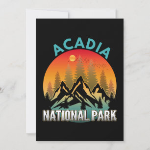 Invitation Parc national d'Acadia
