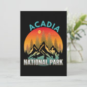 Invitation Parc national d'Acadia (Debout devant)