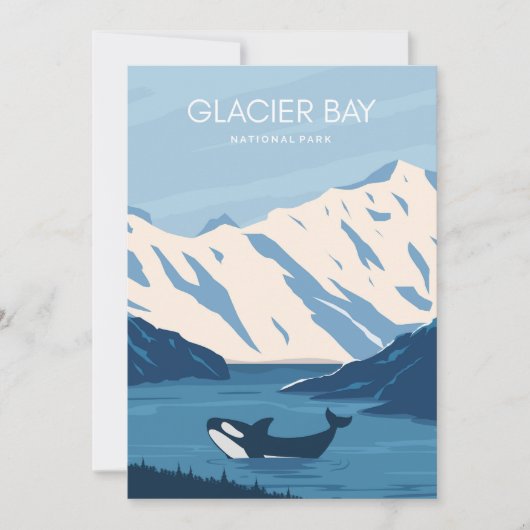 Invitation Parc national de Glacier Bay (Devant)