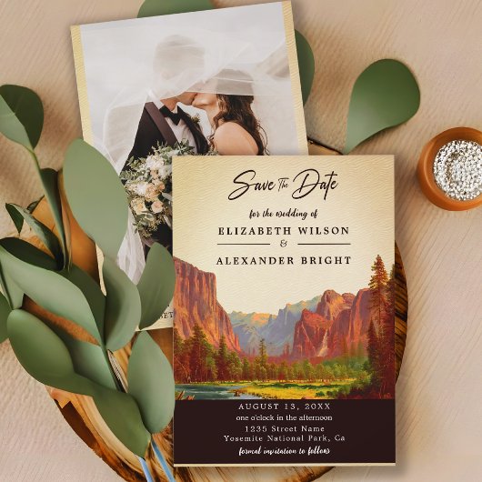 Invitation Parc national de Yosemite Californie enregistrer l