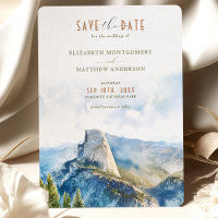 Parc national de Yosemite Sauvez la date Demi-dôme