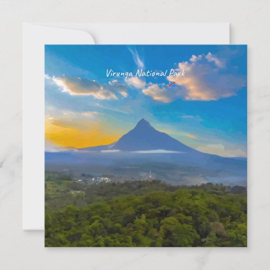 Invitation Parc national des Virunga, RD Congo - Volcan (Devant)
