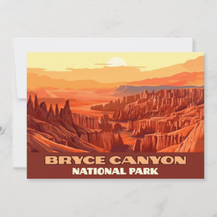 Invitation Parc national du Bryce Canyon Montagnes Utah