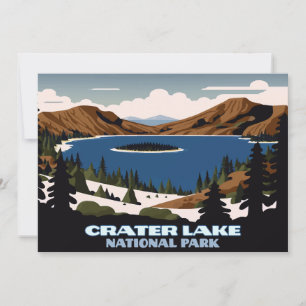 Invitation Parc national du lac Crater Oregon
