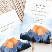 Invitation Parc national Yosemite Aquarelle Demi-Dôme