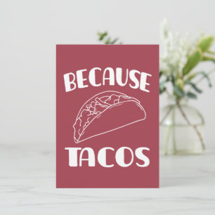 Invitation Parce que Tacos