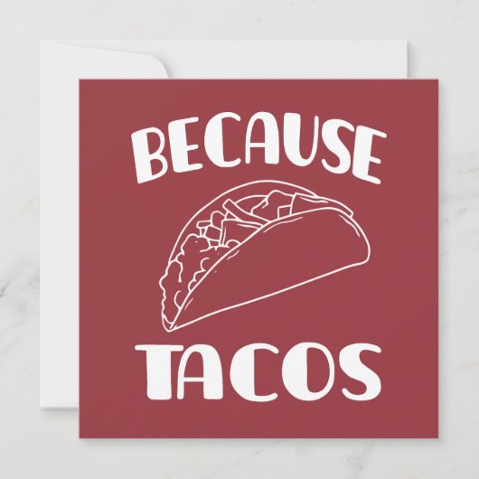 Invitation Parce que Tacos (Devant)