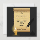 Invitation Parchemin (Devant)