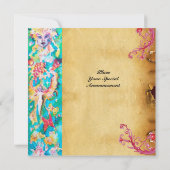 INVITATION PARCHEMIN DU CONTE DE FÉE DU RAISIN (Dos)