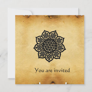 Invitation Parchemin MAGIC EVENT