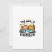 Invitation Parcourir Le Monde (Devant)