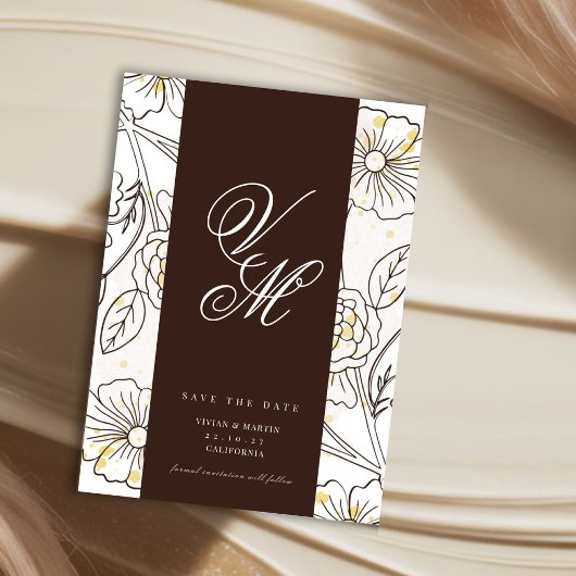 Invitation Parcourir sur l'amour Enregistrer la date