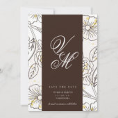 Invitation Parcourir sur l'amour Enregistrer la date (Devant)