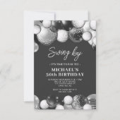 Invitation Parcours De Golf Homme À L'Anniversaire (Devant)