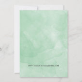 Invitation Parcours de la journée de golf | Golf Thème Vert I (Dos)