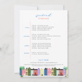 Invitation Parcours de l'enterrement de vie de jeune fille de (Dos)