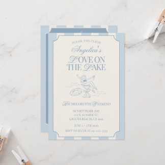 Invitation Parcours de l'enterrement de vie de jeune fille Lo