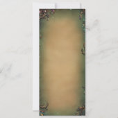 Invitation Parcours de Mariage de Conte de forêt enchantée (Dos)