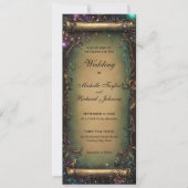 Invitation Parcours de Mariage de Conte de forêt enchantée (Devant)