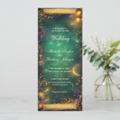 Invitation Parcours de Mariage de Conte de forêt enchantée (Debout devant)
