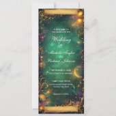Invitation Parcours de Mariage de Conte de forêt enchantée (Devant)