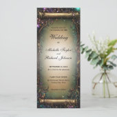 Invitation Parcours de Mariage de Conte de forêt enchantée (Debout devant)