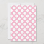 Invitation Parent & Bébé Baleine rose Bingo (Dos)