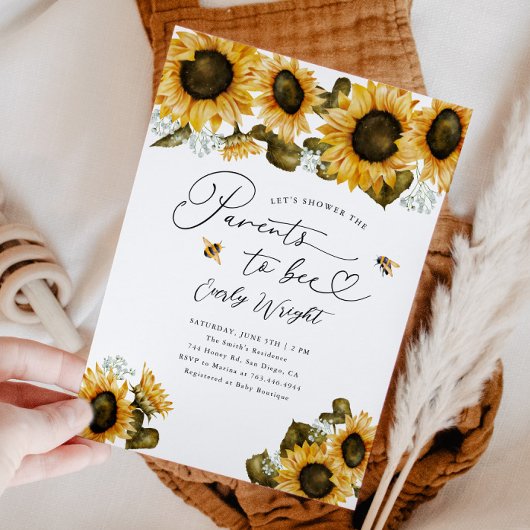 Invitation Parents à Baby shower