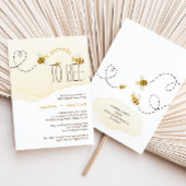 Invitation Parents Bumblebee Douce À Être Couples Baby shower