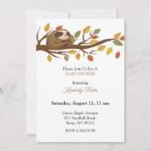 Invitation Paresseux Sur Arbre (Devant)