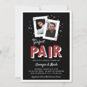 Invitation Parfait Casino à thème Couples Douche (Devant)