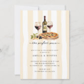 Invitation Parfait Engagement Vin Pizza (Devant)
