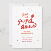 Invitation Parfait Match Bachelorette Party (Devant)