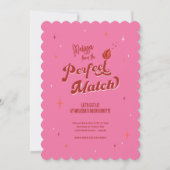 Invitation Parfait Match Bachelorette Party (Devant)