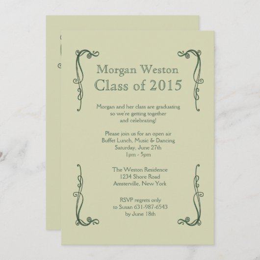 Invitation parfaite (Devant / Derrière)