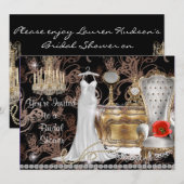 INVITATION PARFAITE À LA DOUCHE BRIDAL DE STYLE VI (Devant / Derrière)