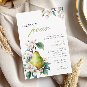 Invitation parfaite Pear Floral Bridal