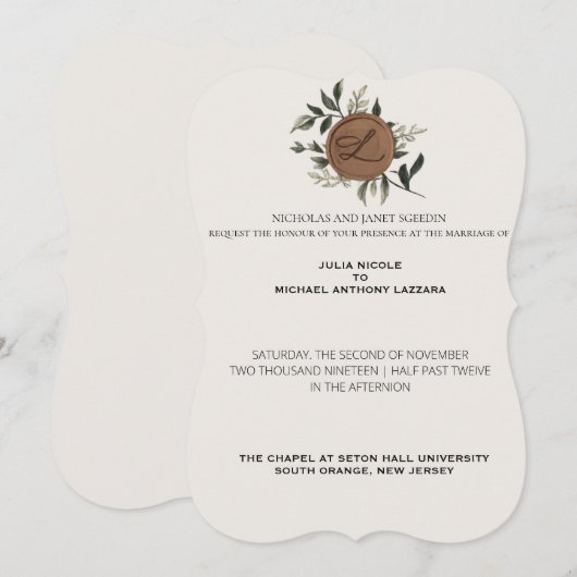 Invitation Parfaitement Invité (Devant / Derrière)