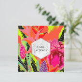 Invitation Parfaitement tropicale/gingembre/noix de coco/ti (Debout devant)