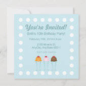 Invitation Parfum de crème glacée (Dos)