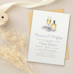 Invitation Parfum Prosecco Champagne Baby Shower Mariage