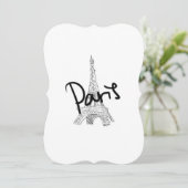 Invitation Paris 5x7 (Debout devant)