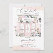 Invitation Paris Anniversaire Café Parisien Tea Party Anniver (Devant)