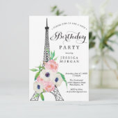 Invitation Paris Anniversaire Tour Eiffel (Debout devant)