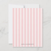 Invitation Paris au Baby shower du printemps (Dos)