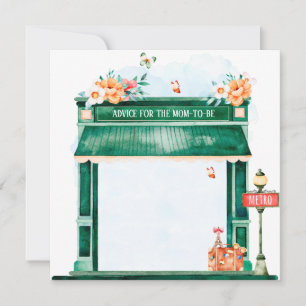 Invitation Paris Café Boulangerie Aquarelle Conseil Pour Mama