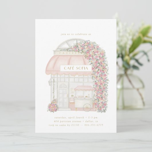 Invitation Paris Café Filles Paris Paris (Debout devant)
